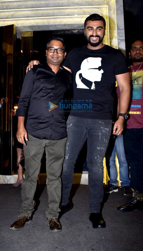 Arjun Kapoor and Rajkumar Gupta snapped at the wrap up party of India’s Most Wanted Arjun Kapoor and Rajkumar Gupta snapped at the wrap up party of India's Most Wanted