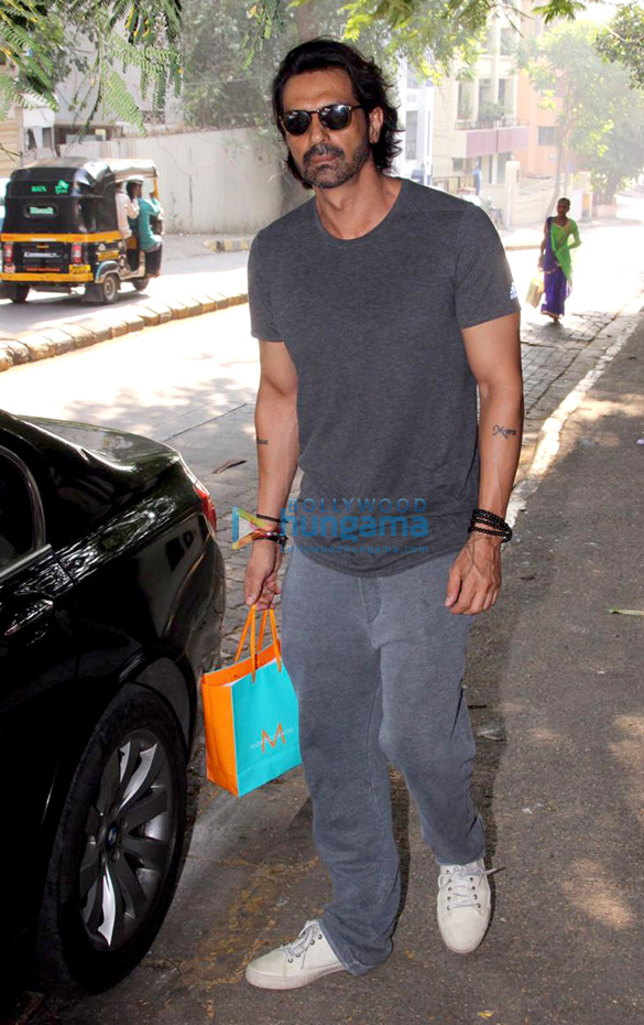 Arjun Rampal and Gabriella Demetriades snapped at Hakim’s Aalim