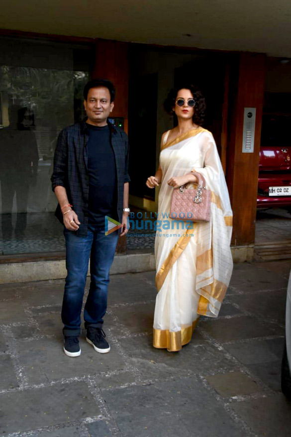 Kangana Ranaut snapped at Kamal Jain’s office in Juhu