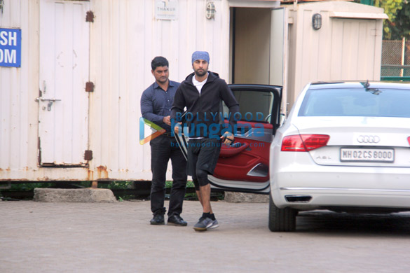 Ranbir Kapoor, Armaan Jain and Aadar Jain snapped during soccer match
