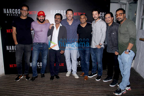 Saif Ali Khan, Nawazuddin Siddiqui, Anurag Kashyap and others grace Narcos Mexico bash