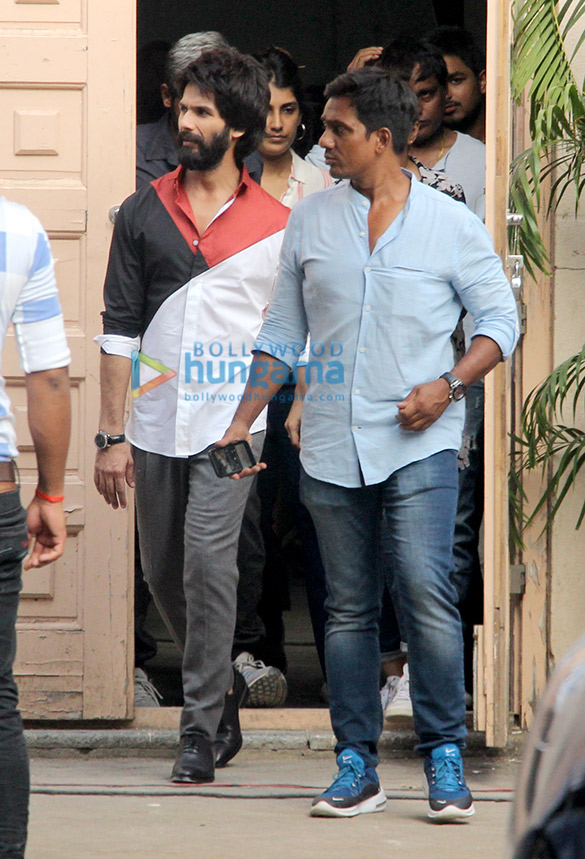 Shahid Kapoor snapped at Mehboob studio