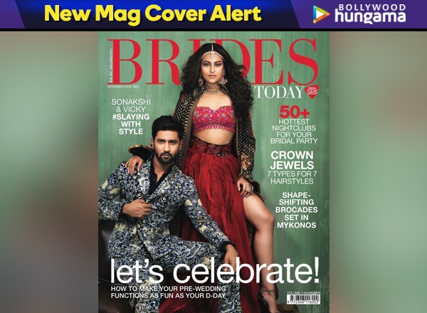 Oo La La! Catch Sonakshi Sinha and Vicky Kaushal SLAYIN’ as the cover stars of Brides Today this month (View Pictures) Sonakshi Sinha and Vicky Kaushal for Brides Today photoshoot (2)