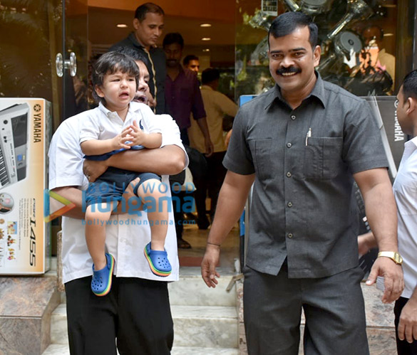 Taimur Ali Khan snapped at a music instrument shop in Bandra Taimur Ali Khan snapped at a music instrument shop in Bandra