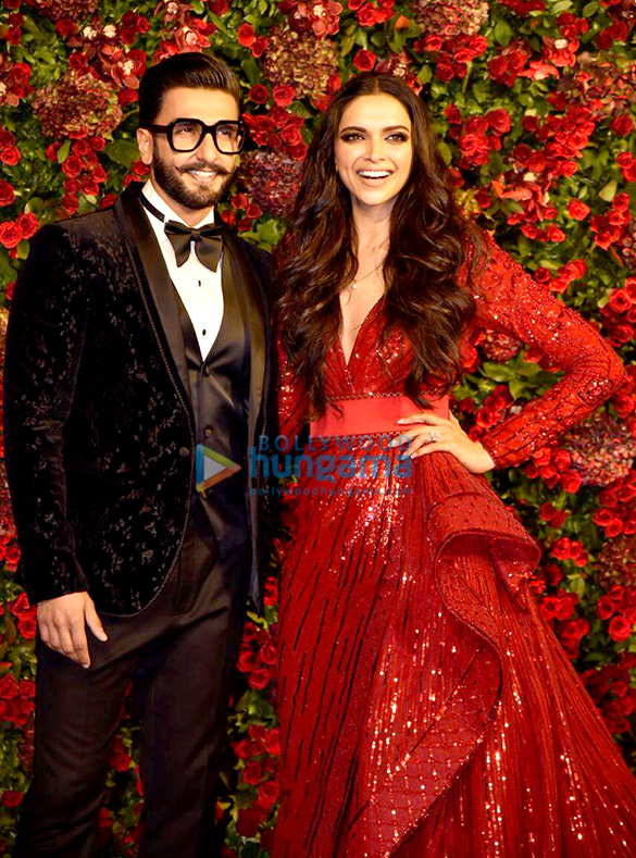 Deepika Padukone and Ranveer Singh grace their Mumbai reception Deepika Padukone and Ranveer Singh grace their Mumbai reception