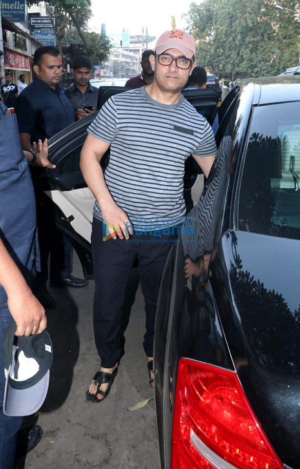 Aamir Khan snapped in Bandra