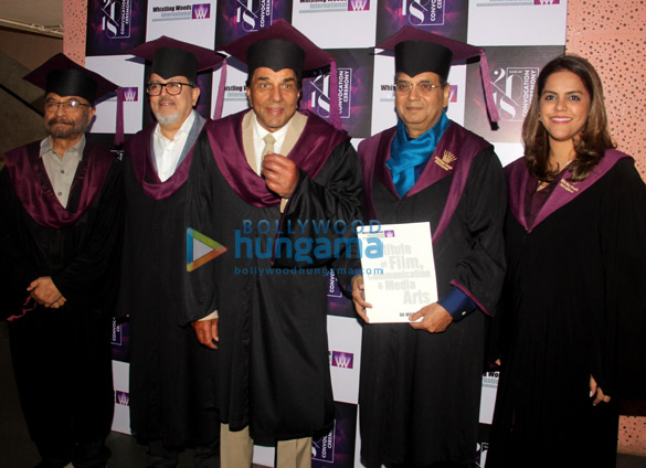 Dharmendra and Subhash Ghai grace the WWI convocation ceremony of the Class of 18