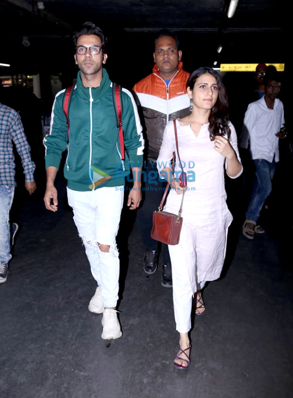 Rajkummar Rao, Fatima Sana Shaikh, Hina Khan and others snapped at the airport
