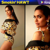 Smokin' HAWT - Esha Gupta in H&M x Moschino swimsuit and dress (Featured)