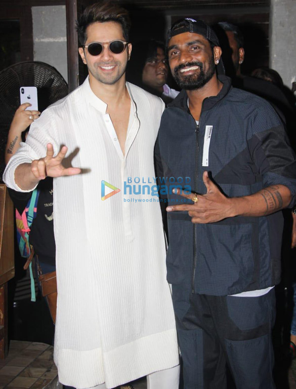 Varun Dhawan and Remo D’souza spotted at Hakim’s Aalim salon in Bandra