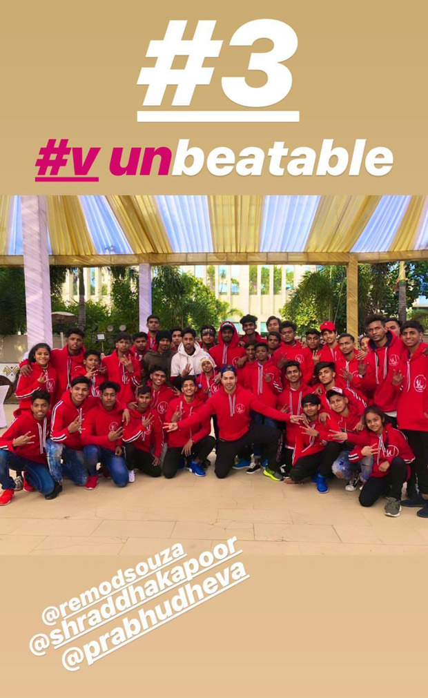 Varun Dhawan shares a picture with the team of his next which also stars Shraddha Kapoor and Prabhu Dheva