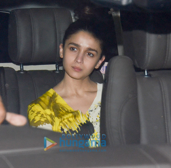 Alia Bhatt snapped at the screening of ‘Gully Boy’ at YRF Studio