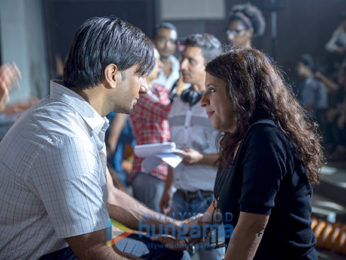 On The Sets of the movie Gully Boy
