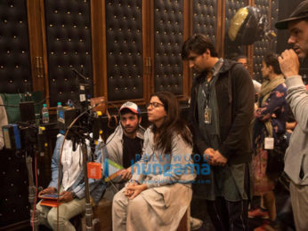 on the sets of the movie Gully Boy