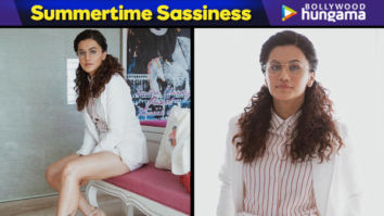Taapsee Pannu’s sleek and super neat summer white suit is a HOOT!