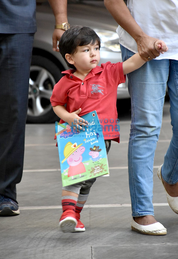 Taimur Ali Khan spotted at playschool
