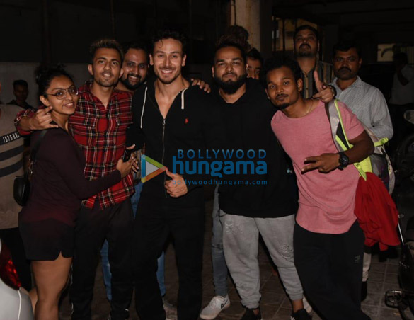 Tiger Shroff spotted at a dance class in Andheri