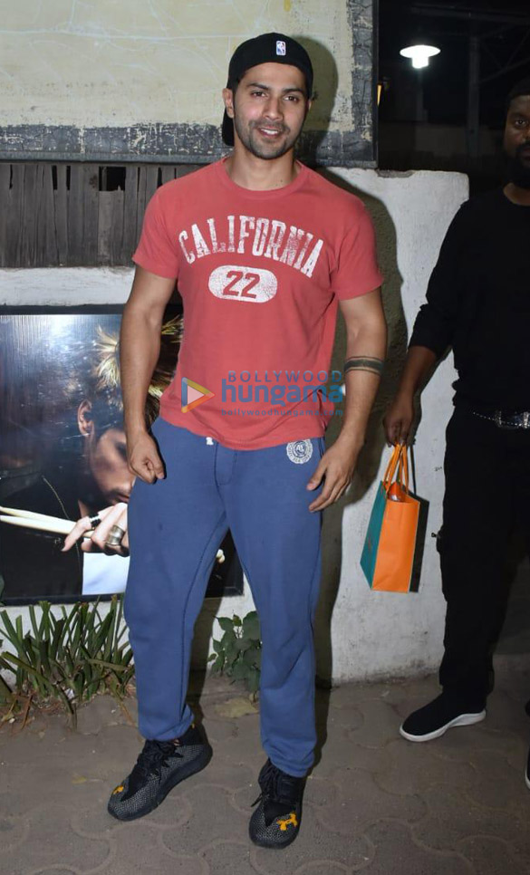 Varun Dhawan spotted at Hakim’s Aalim salon in Versova