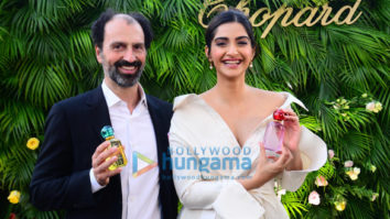 Sonam Kapoor Ahuja and Alanna Panday snapped at Chopard Perfume launch
