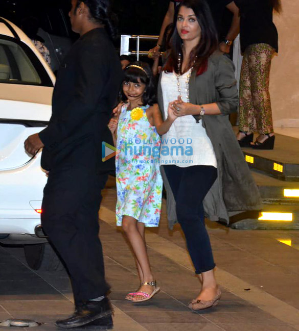 Abhishek Bachchan, Jaya Bachchan and Aishwarya Rai Bachchan spotted at Yauatcha in BKC