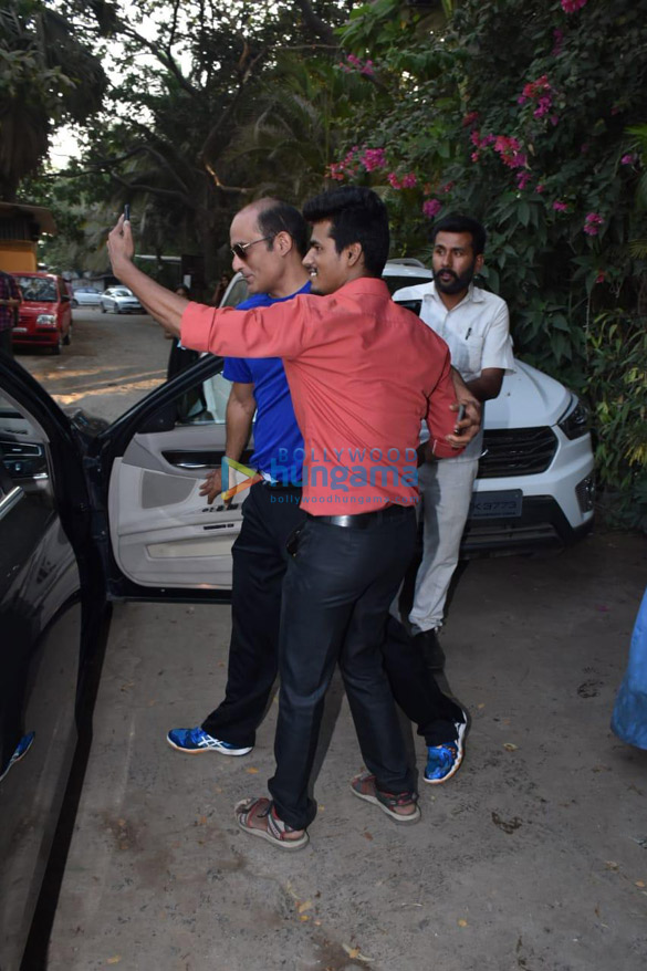Akshaye Khanna and Katrina Kaif spotted at a clinic in Versova