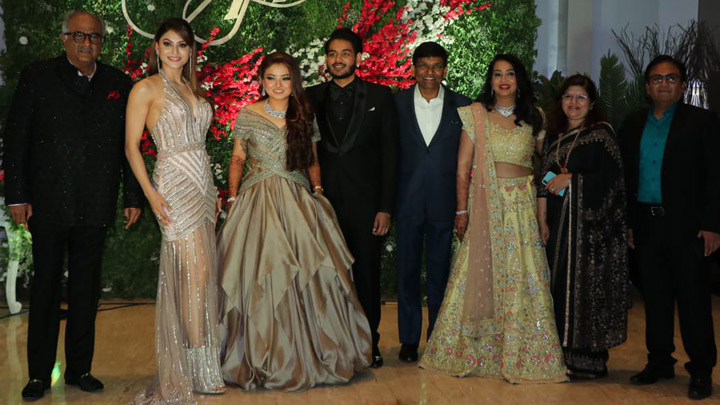 Celebs grace Jayantilal Gada’s son Akshay Gada’s wedding reception