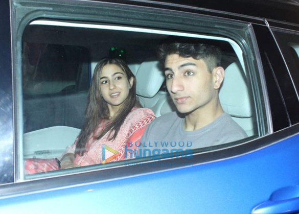 Photos: Sara Ali Khan, Ibrahim Ali Khan, Soha Ali Khan and Sharmila Tagore spotted at Saif Ali Khan’s house