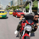 PHOTO: Akshay Kumar shoots bike stunts on the streets of Bangkok for Rohit Shetty’s Sooryavanshi