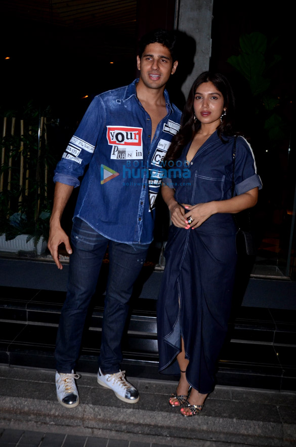 Photos: Sidharth Malhotra, Bhumi Pednekar and others spotted at Bayroute, Juhu
