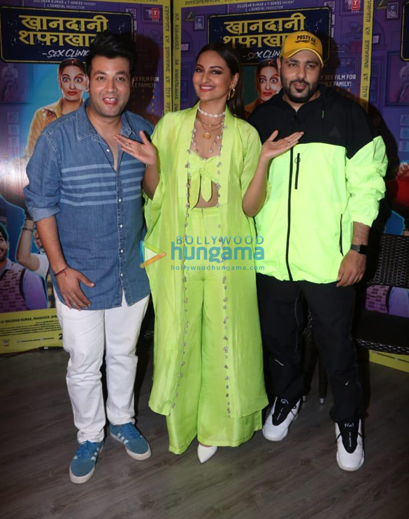 Photos: Sonakshi Sinha, Badshah and Varun Sharma spotted promoting their film ’Khandaani Shafakhana’
