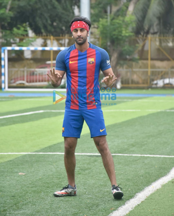 Photos: Ranbir Kapoor snapped at All Stars football match