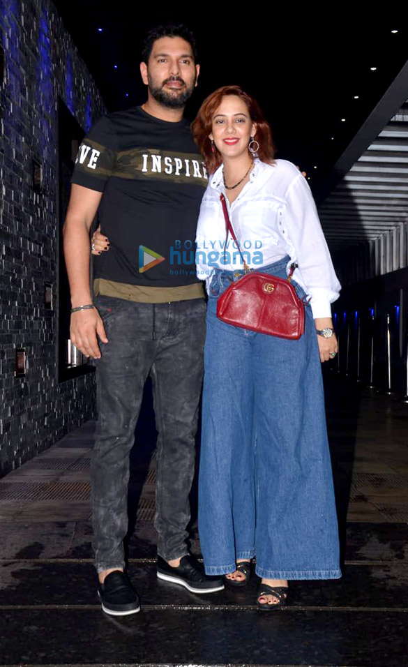 Photos: Yuvraj Singh and Hazel Keech spotted at Hakkasan in Bandra