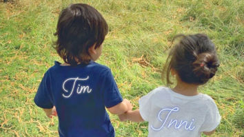 PHOTO: Cousins Taimur Ali Khan and Inaaya Naumi Kemmu bond with each other as they take a stroll!