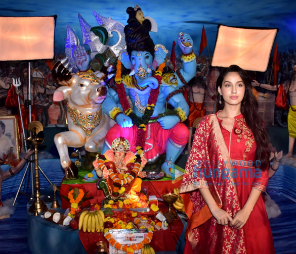 Photos: Nora Fatehi snapped at T-Series Ganpati celebration Photos Nora Fatehi snapped at T-Series Ganpati celebration
