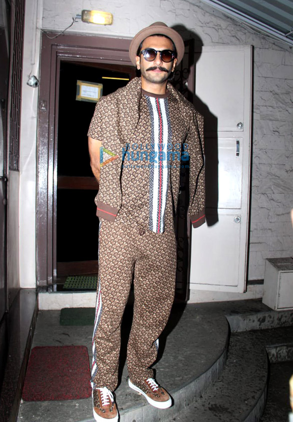 Photos: Ranveer Singh spotted at Shankar Mahadevan’s studio in Bandra