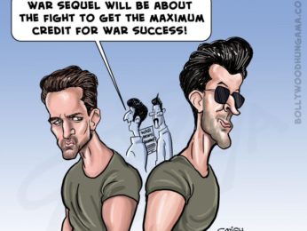 Bollywood Toons: Hrithik Roshan – Tiger Shroff War is unstoppable!