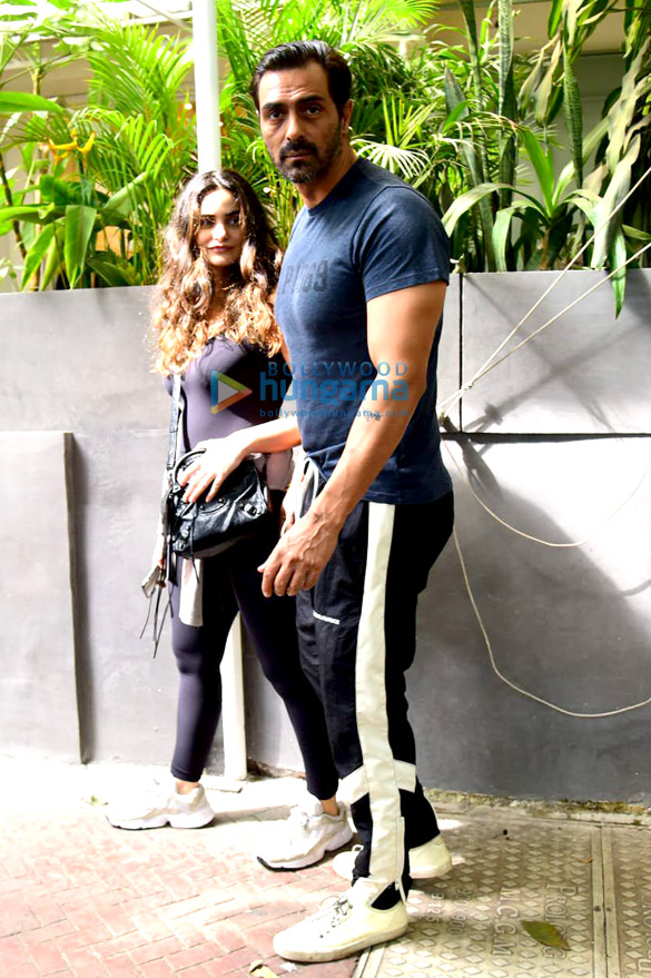Photos: Arjun Rampal snapped with Gabriella Demetriades at Pali Hill, Bandra Photos: Arjun Rampal snapped with Gabriella Demetriades at Pali Hill, Bandra