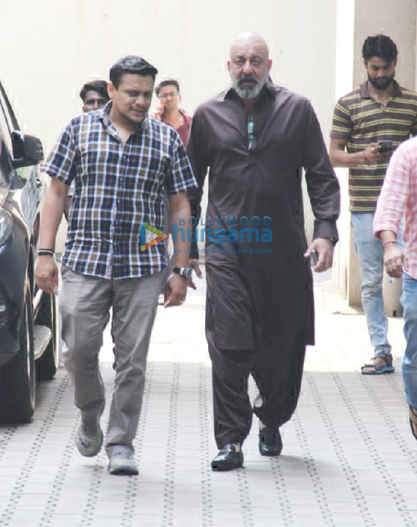 Photos: Sanjay Dutt and Aditya Roy Kapur spotted at Mahesh Bhatt’s office in Khar