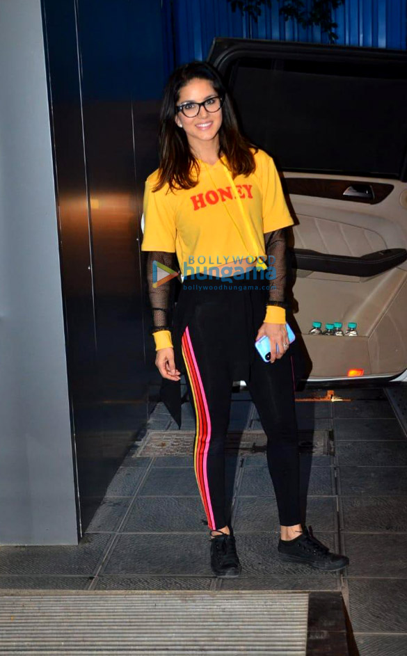 Photos: Sunny Leone spotted at play school in Juhu