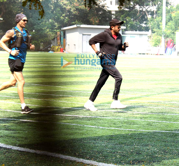 Photos: Anil Kapoor spotted at Jamnabai ground in Juhu