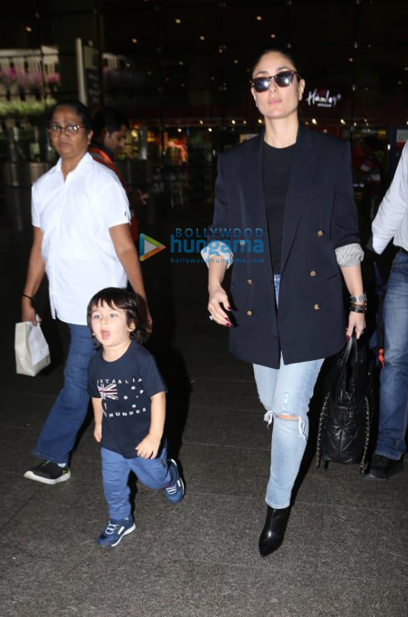 Photos: Kareena Kapoor Khan and Taimur Ali Khan spotted at the airport