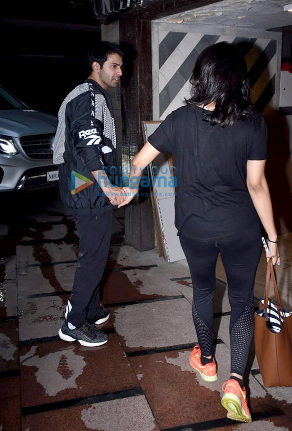 Photos: Varun Dhawan and Swara Bhaskar snapped at the gym in Juhu