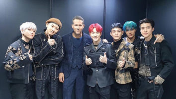 6 Underground star Ryan Reynolds meets Korean band EXO and fans are losing it