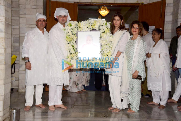 Photos: Dabboo Ratnani and others snapped during the prayer meet of his mother Prabha Ratnani Photos: Dabboo Ratnani and others snapped during the prayer meet of his mother Prabha Ratnani