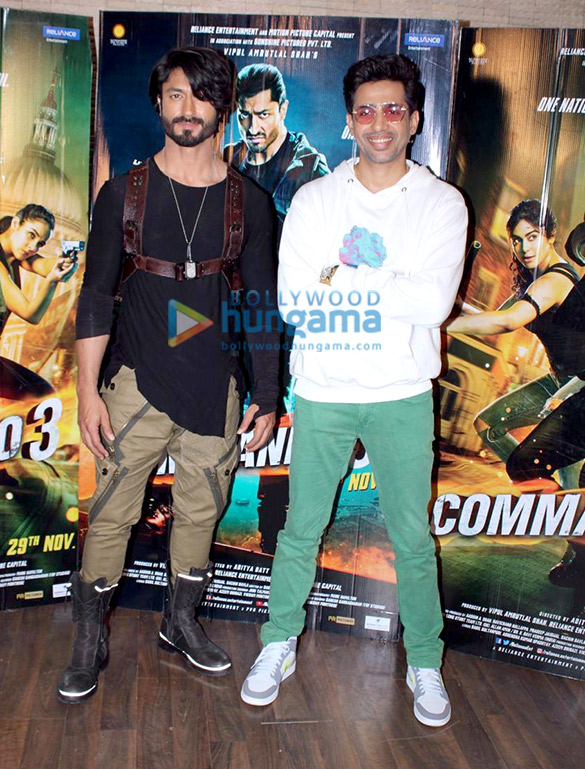 Photos: Vidyut Jammwal and Gulshan Devaiah snapped promoting their film Commando 3