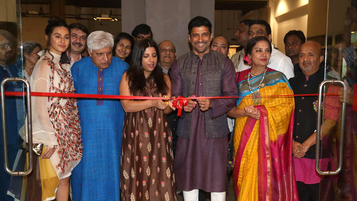 Celebs grace Javed Akhtar’s art exhibition at Nehru Centre Art Gallery Part 1