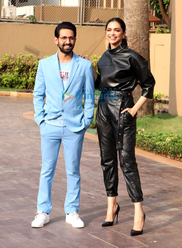 Photos: Deepika Padukone and Vikrant Massey snapped promoting their film Chhapaak