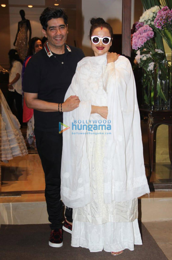 Photos: Rekha spotted at Manish Malhotra’s store