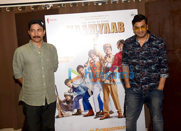 Photos: Deepak Dobriyal and Mukesh Chhabra snapped promoting their film Kaamyaab Photos: Deepak Dobriyal and Mukesh Chhabra snapped promoting their film Kaamyaab