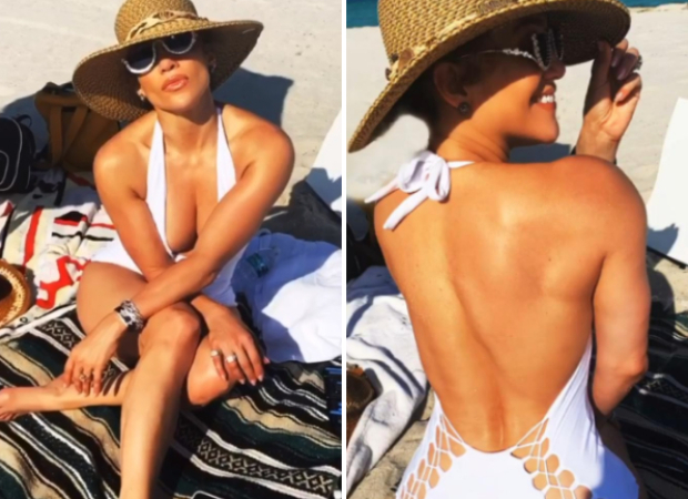 Jennifer Lopez soaks under the Miami 